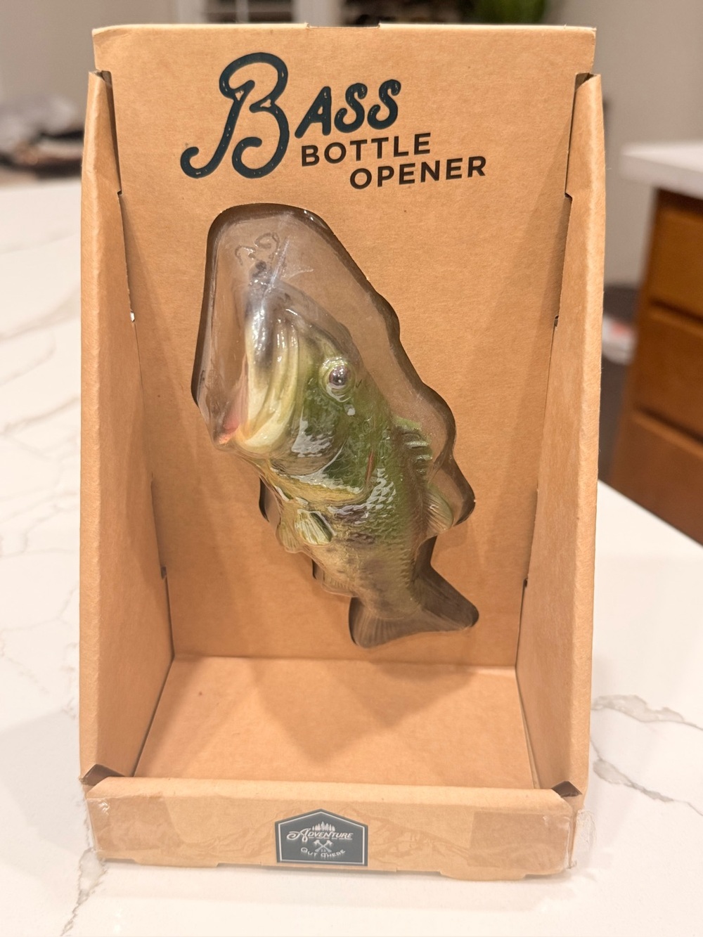 NIB Adventure Is Out There Largemouth Bass Bottle Opener